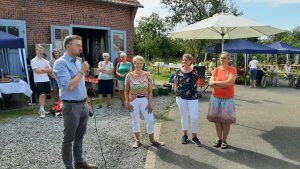 Eröffnen des Apfelfestes durch Bürgermeister Peter Horstmann